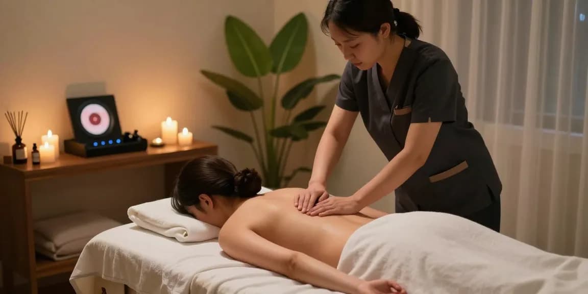 Indulge in 인천출장마사지 therapy session in tranquil spa atmosphere.