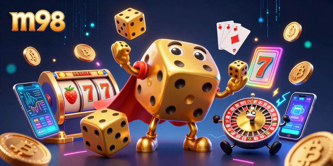 Engage in thrilling m98 casino action with dynamic elements and vibrant characters.