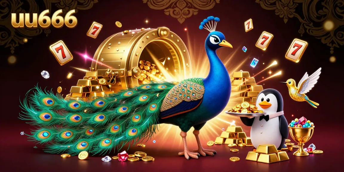 Experience the excitement of uu666 with a vibrant casino scene filled with rich symbols and winning elements.