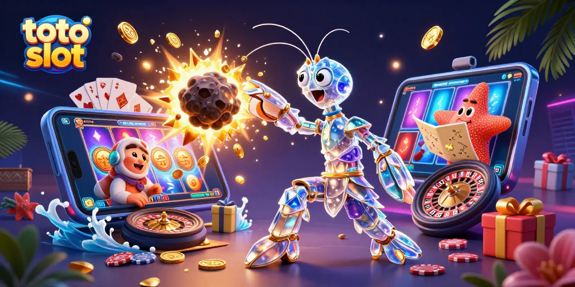 Spin the reels with the exciting toto slot gaming experience in a vibrant galactic adventure.